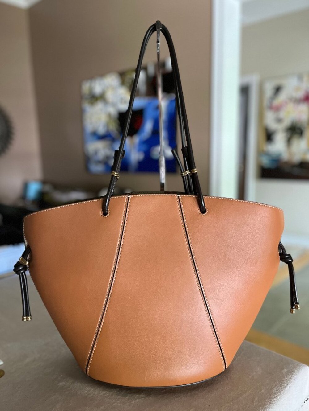 Tory Burch Spaghetti Strap Tote - Authentic